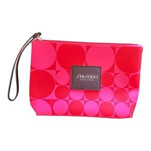Shiseido Pink Cosmetic Bag